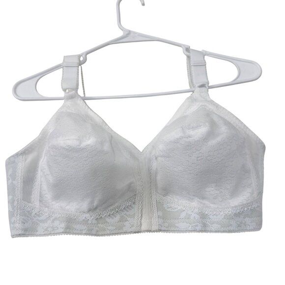 Playtex 18 Hour Sensational Support Wire-Free Bra 20/27 White Women SZ 38DDD - Picture 7 of 9